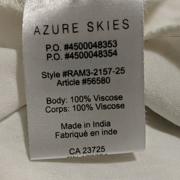 Aritzia Azure Skies crop top - Picture 5 of 8